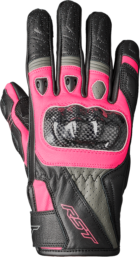 RST Womens Stunt Iii Ce Glove Black / Pink / Grey Md 556-2097207