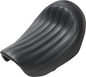 SADDLEMEN Knuckle Solo Seat - Ribbed - Black - Dyna 806-04-0023