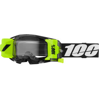 100% ARmatic Forecast Goggle - Roll-Off - Black - Clear Lens  50061-00001