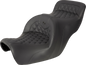 SADDLEMEN Seat - Roadsofa - Without Backrest - Full Lattice Stitch - Black H88-07-182