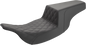 SADDLEMEN Step-Up Seat - Front Lattice Stitch - Black 897-07-172