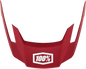 100% Altec Visor - Deep Red - S/M/L/XL 89025-00004