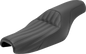 SADDLEMEN Knuckle 2-Up Seat - Ribbed - Black 807-11-047K