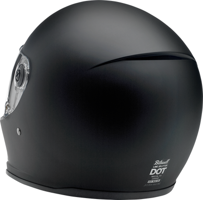 BILTWELL Lane Splitter Helmet - Flat Black - Small 1004-201-102