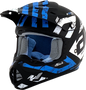 AFX FX-17 Helmet - Attack - Matte Blue/Black - Small 0110-7161