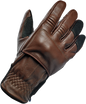 BILTWELL Belden Gloves - Chocolate/Black - Large 1505-0201-304