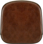 SADDLEMEN Tall Sissy Bar Pad - Lariat - Distressed - Brown - FL '99-'23 40741