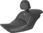 SADDLEMEN Roadsofa Carbon Fiber Heated Seat - Black - with Backrest - GL1800 '14-'17 H23-20-185BRHCT