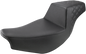 SADDLEMEN Step Up Seat - Front Smooth/Rear Lattice - Black - Indian I14-07-173