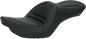 SADDLEMEN Seat - Explorer - Without Backrest - Stitched - Black - FXDWG 83G50JS