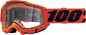 100% Accuri 2 Enduro MTB Goggles - Neon Orange - Clear 50016-00004
