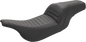 SADDLEMEN Slim Roll & Pleat Seat - Black 897-07-161