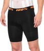 100% Crux Liner Shorts - Black - US 36 40048-00004