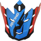 AFX FX-17/FX-17Y Peak - Holeshot - Matte Black/Red/White/Blue 0132-1185