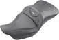 SADDLEMEN Roadsofa Seat - Carbon Fiber - without Backrest - Black - '09-'23 FLHTCUTG 808-07B-185T