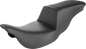 SADDLEMEN Step-Up Seat - Smooth - Black - FLH 808-07B-194