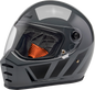 BILTWELL Lane Splitter Helmet - Storm Gray Inertia - Medium 1004-569-503