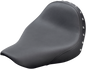 SADDLEMEN Seat - Renegade Solo - Black - Studded 818-29-001