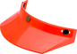 BILTWELL Moto 3-Snap Visor - Orange 2002-565