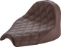 SADDLEMEN Seat - Renegade Solo - Lattice Stitched - Brown I21-04-002BLS