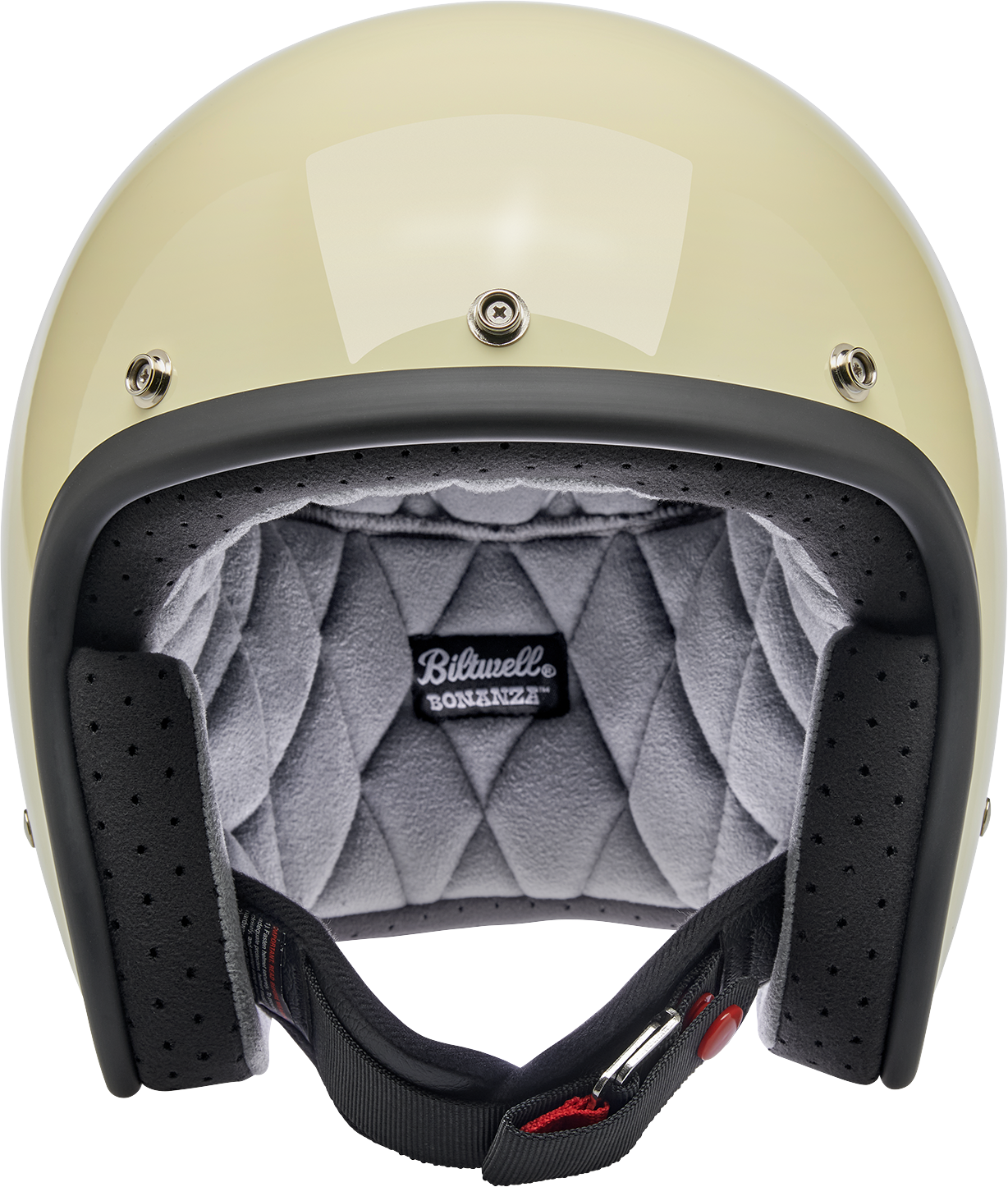 BILTWELL Bonanza Helmet - Gloss Vintage White - Small 1001-102-202