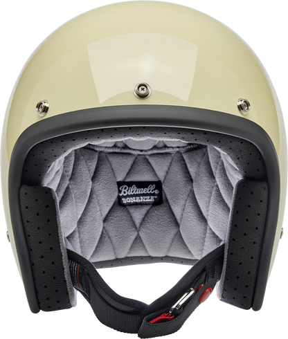 BILTWELL Bonanza Helmet - Gloss Vintage White - Large 1001-102-204