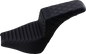 SADDLEMEN Step-Up Seat - Front Tuck-n-Roll/Rear Lattice Stitch - Black 818-30-176