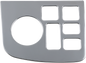 SHOW CHROME Left Control Panel Accent - Chrome 52-685