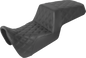 SADDLEMEN Step Up Seat - Full Lattice Stitch - Black 821-34-175