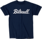 BILTWELL Script T-Shirt - Navy - Small 8101-052-002