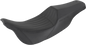 SADDLEMEN Seat - Ken's Factory Pro Series - Front Gripper/Rear Smooth - Black KEN80807