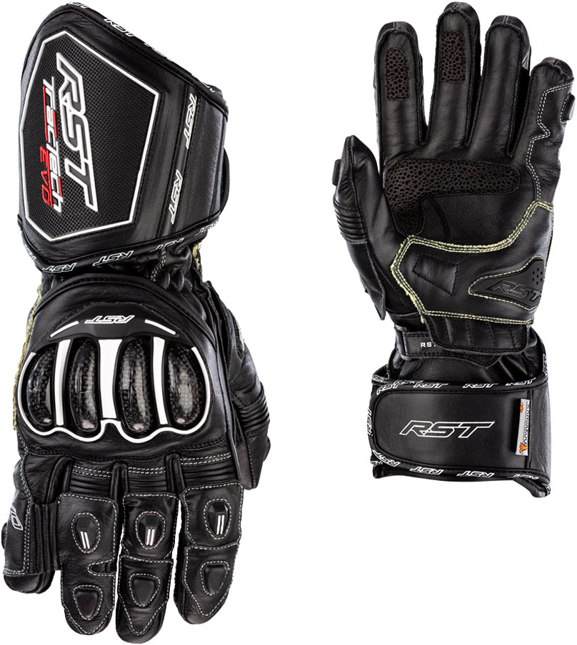 RST Womens Tractech Evo 4 Ce Glove Black Leather Xl 556-3495009