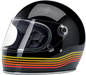 BILTWELL Gringo S Helmet - Gloss Black Spectrum - Medium 1003-536-103