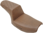 SADDLEMEN Step-Up Seat - Rear Lattice Stitch - Brown - FXR 882-09-173BR