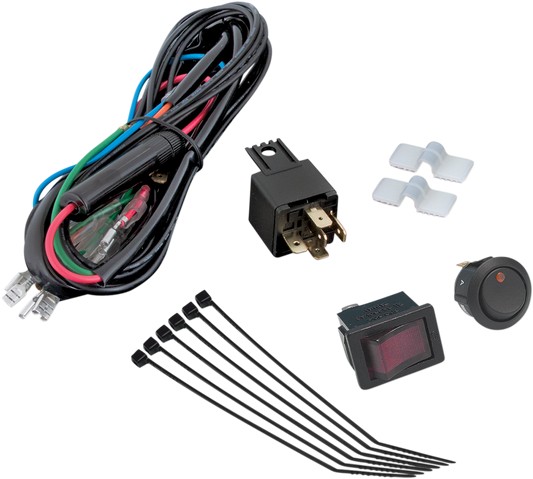SHOW CHROME Universal Driving Light Wiring Harness 16-126
