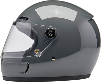 BILTWELL Gringo SV Helmet - Gloss Storm Gray - Large 1006-109-504