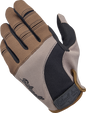 BILTWELL Moto Gloves - Coyote/Black - Large 1501-1301-004
