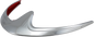 SHOW CHROME Fender Tip Accent - Chrome - Front 63-306