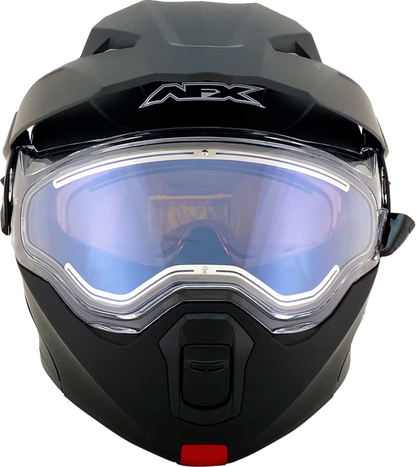 AFX FX-111DS Snow Helmet - Electric - Matte Black - Medium 0120-0800