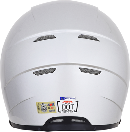 AFX FX-99 Helmet - Silver - Medium 0101-11068