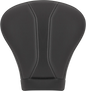 SADDLEMEN Dominator Pillion Pad - Extended Reach/Touring - Black w/ Gray Stitching - FLH/FLT '08-'22 808-07B-0142EXT
