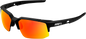 100% Speedcoupe Sunglasses - Black - Red Mirror 61031-100-43