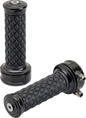 BILTWELL Grips - Alumicore - Custom - Black 6606-201-01