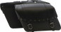 SADDLEMEN Highwayman Rivet Slant-Style Saddlebags - Jumbo X021-03-042