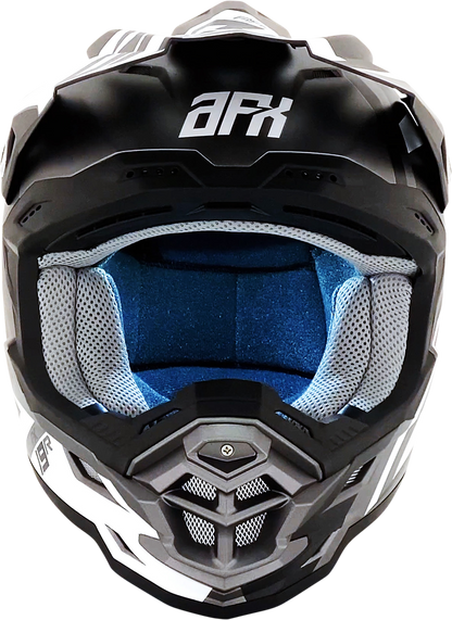 AFX FX-19R Helmet - Racing - Frost Gray - XL 0110-7076