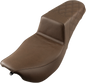 SADDLEMEN Step-Up Seat - Rear Lattice Stitch - Brown 897-06-173BR