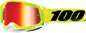 100% Racecraft 2 Goggles - Fluo Yellow - Red Mirror 50010-00004