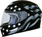 AFX FX-99 Helmet - Flag - Stealth - Large 0101-11358