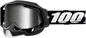 100% Racecraft 2 Snow Goggles - Black - Silver Mirror 50012-00001