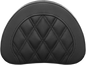 SADDLEMEN Sissy Bar Pad - Lattice Stitched - Black 51344
